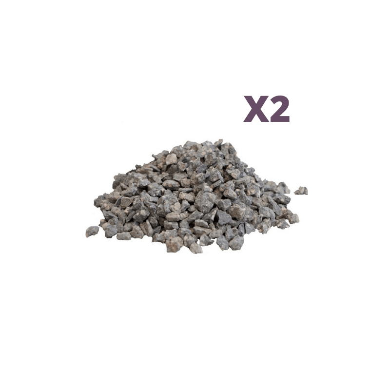 EVA UNITED LTD Cartouches pour filtres à eau Pack 2X Sachets de minéraux volcaniques pour la corbeille bleue - fontaine a eau EVA