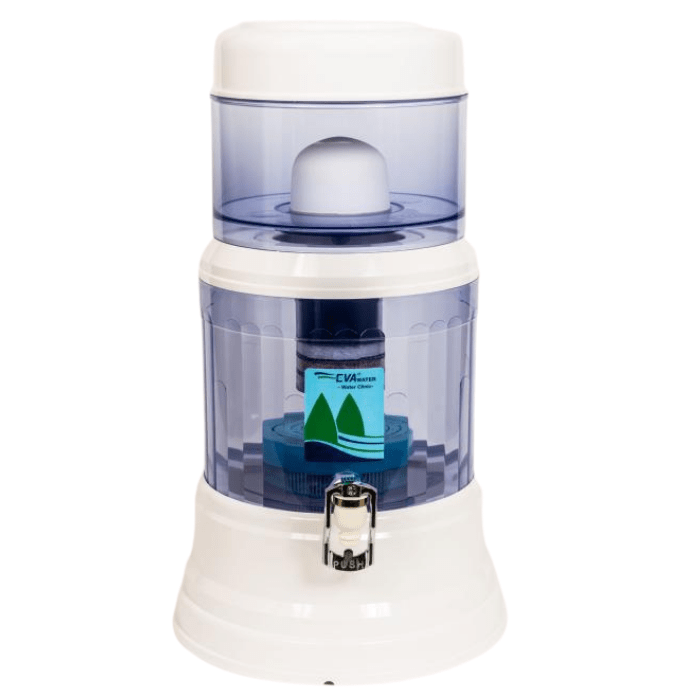 Fontaine a eau filtrante EVA plc, 12 litres - sans système magnétique –  fontaine a gravité