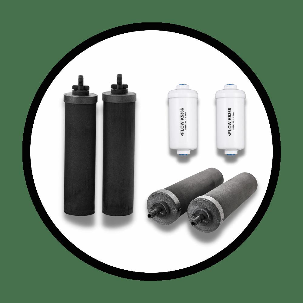 Gamme Berkey - recharges filtration