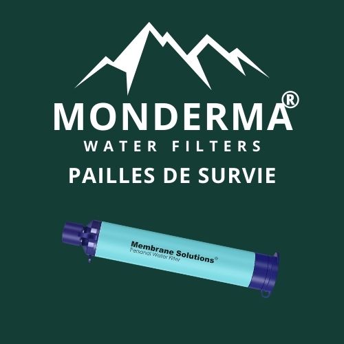 Monderma® - membrane solution, paille de survie