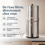 Fontaine berkey filtration Royal Berkey® 12.3 litres - 2 filtres Black Berkey® - Ref RB4X2-BB Berkey