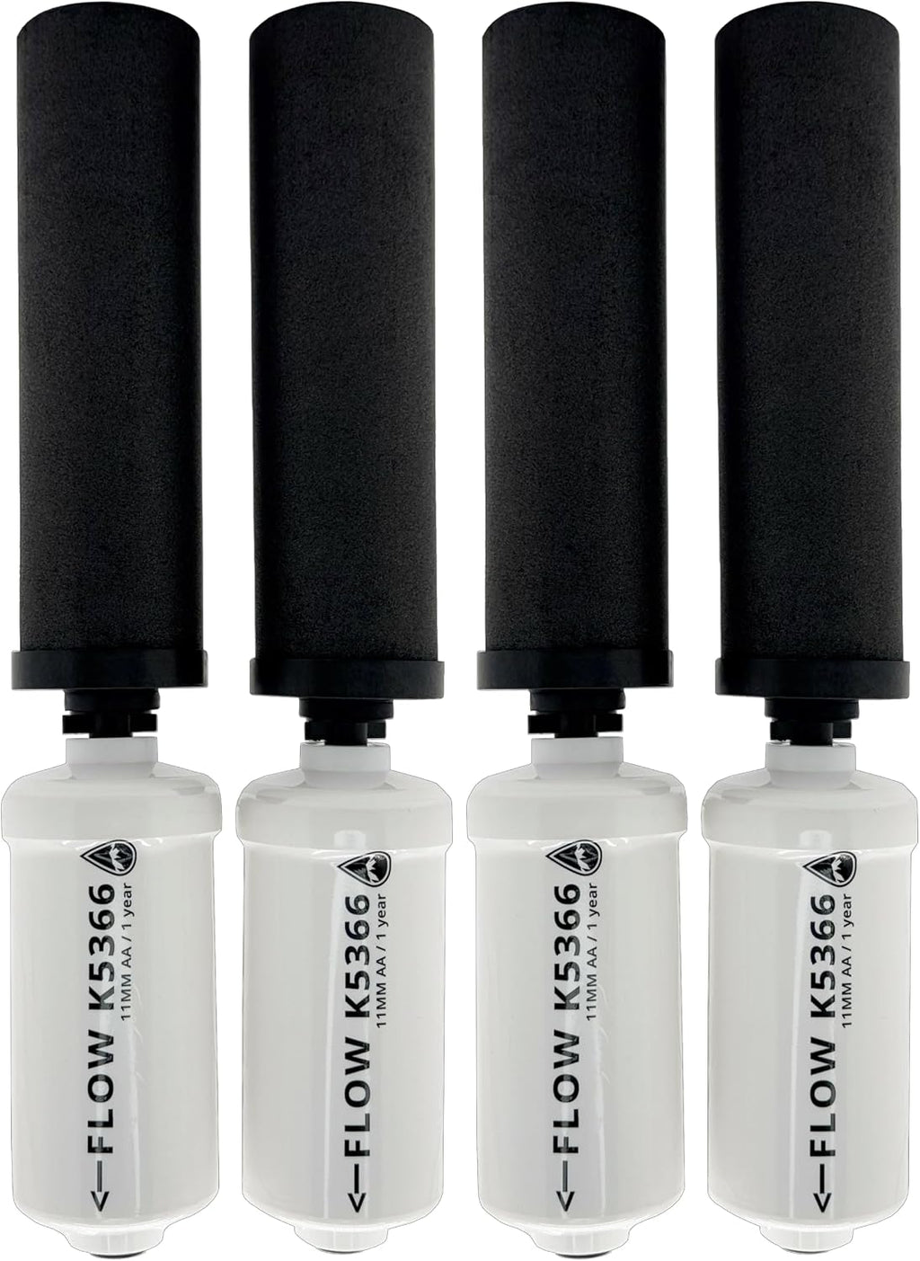 berkey éléments de filtration Lot de 4 filtres authentiques Berkey PF-2 pour réduire le fluorure et l'arsenic + Phoenix Gravity New Millennium Edition Berkey