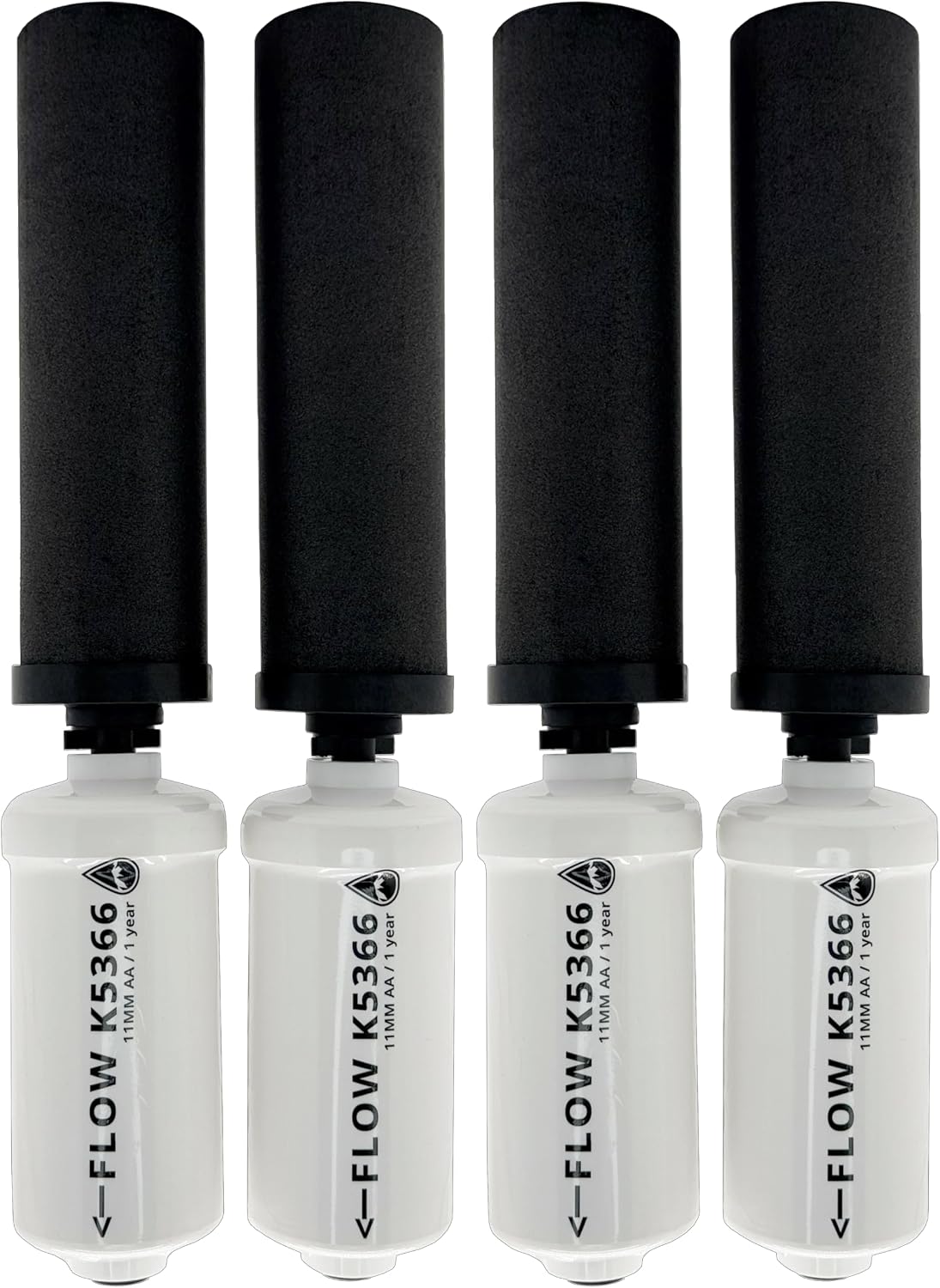 berkey éléments de filtration Lot de 4 filtres authentiques Berkey PF-2 pour réduire le fluorure et l'arsenic + Phoenix Gravity New Millennium Edition Berkey
