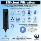 berkey éléments de filtration Berkey PF-2™ – Lot de 2 éléments filtrants fluorure & arsenic + 2 filtres Phoenix NME Berkey