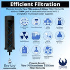 Fontaine berkey filtration Big Berkey® équipé de 2 filtres Phoenix Gravity New Millennium Edition™ Elements 12 mois Berkey