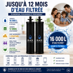 Fontaine Monderma Monderma Big 8.5L - purificateur d'eau - inclus 2 Black filters, robinet 100% inox Monderma