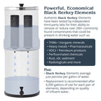 berkey éléments de filtration Berkey - Black Berkey - cartouche filtration - Ref BB9-2 Berkey