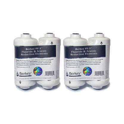 Berkey berkey éléments de filtration PF-2™ Berkey lot de 2 packs, cartouche fluorure et d'arsenic