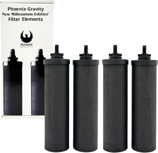 Berkey Filtres charbon phoenix Phoenix Gravity New Millennium Edition™ 4 Filters Elements