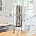 Fuente de filtración Berkey Big Berkey® 8,5 litros - Pack completo de 2 filtros Black Berkey® + base y grifo de acero inoxidable Berkey