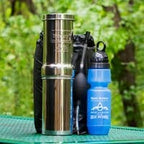 Fuente de filtración Berkey GO Berkey® 0,95 litros - una bomba de cebado - una botella de filtro, una bolsa de viaje Berkey