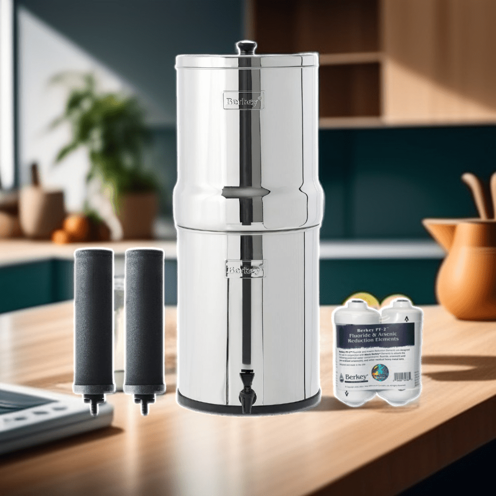 Berkey Fontaine berkey filtration Inclus 2 filtres black berkey + 2 filtres PF-2 Royal Berkey® 12.3 litres - 2 filtres Black Berkey® - Ref RB4X2-BB