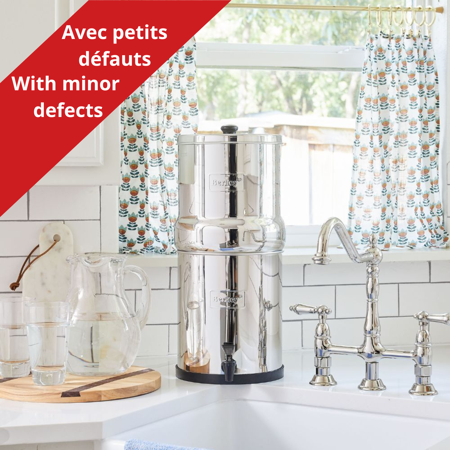 Berkey Berkey Travel Berkey® filtration fountain 5.6 liters with 2 Black Berkey® filters – Model with slight aesthetic defects