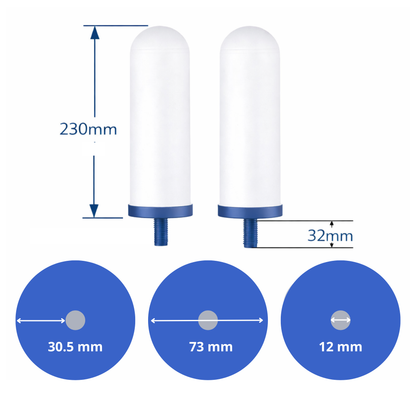 COLDSTREAM Coldstream filtres FTO+ Filtre à eau FTO Plus x 4 - pour fontaine Berkefeld et berkey - compatible, ref CF163W FBA