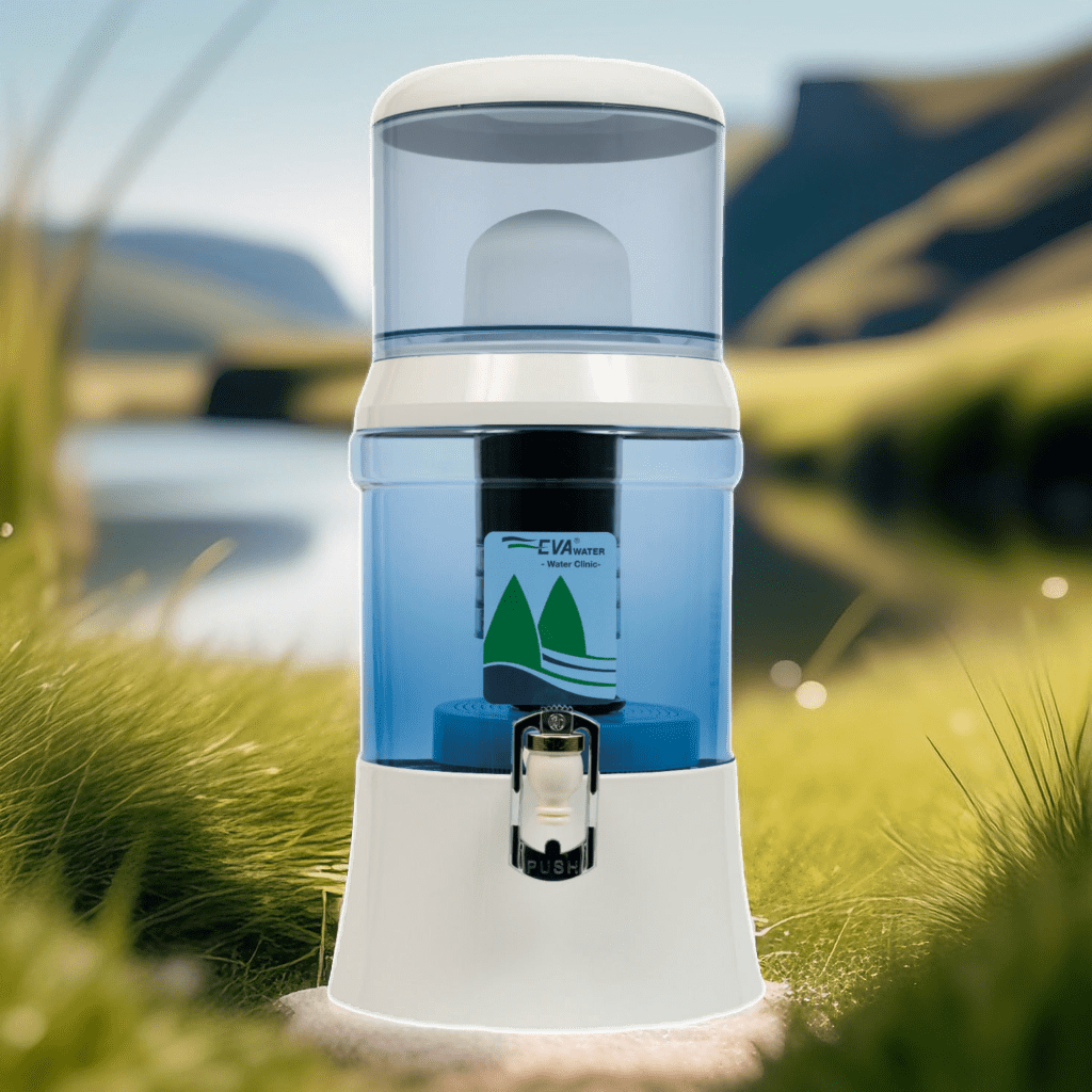 EVA UNITED LTD fontaine à eau Fontaine EVA - bep - cuve en verre, 7 litres - avec système magnétique