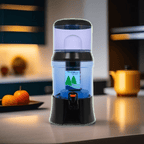 Eva waterfontein Fontaine EVA bep - zwart - glazen tank, 7 liter - met magneetsysteem EVA UNITED LTD