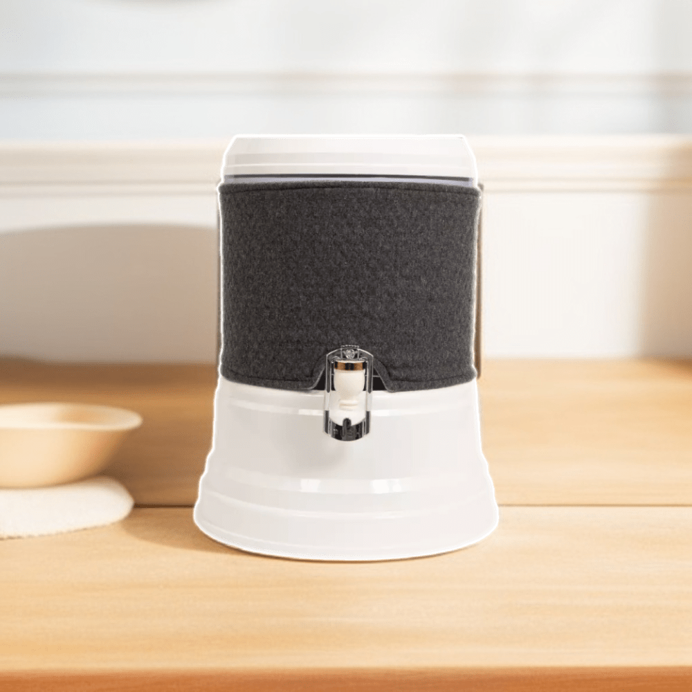 EVA UNITED LTD lower plastic tank covers 12 liters Plastic lower tank cover - Eva fountain 12 liters - Dark gray - Light gray color