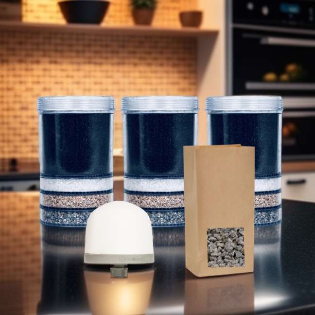EVA UNITED LTD Filtration promo pack 18 month filtration pack - 3x ultimate filters + 1 classic ceramic + 1 mineral refill