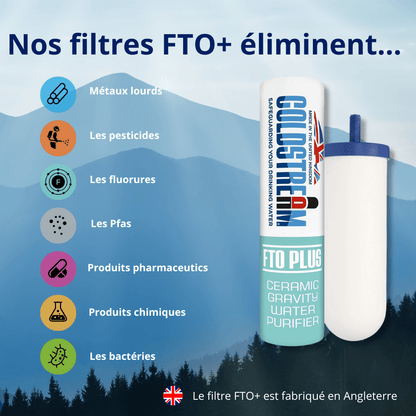 Monderma water filters fontaine monderma Fontaine à eau Monderma Big 8.5L - 2 cartouches filtrantes FTO+