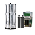 Monderma waterfilters fontaine monderma Monderma Big 8.5L - purificateur d'eau - inclus 2 Black filters, robinet 100% inox