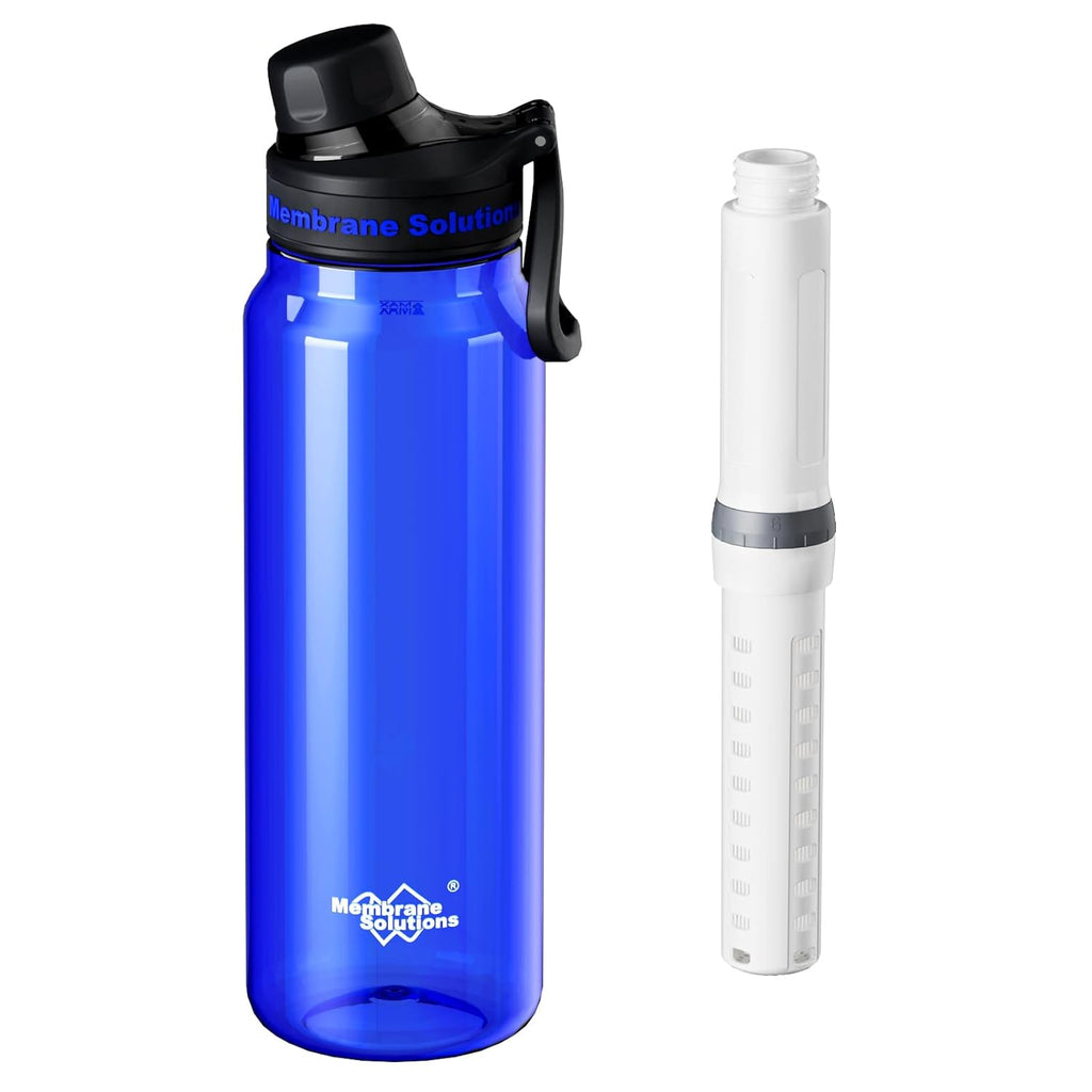 Monderma waterfilters Gourde filtrante Membrane solutions, Gourde filtrante randonnée & voyage – 1L – Filtres longue durée