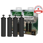 Monderma éléments de filtration Monderma Black filters - 4 cartouches filtration, 24 mois, alternative berkey Monderma waterfilters