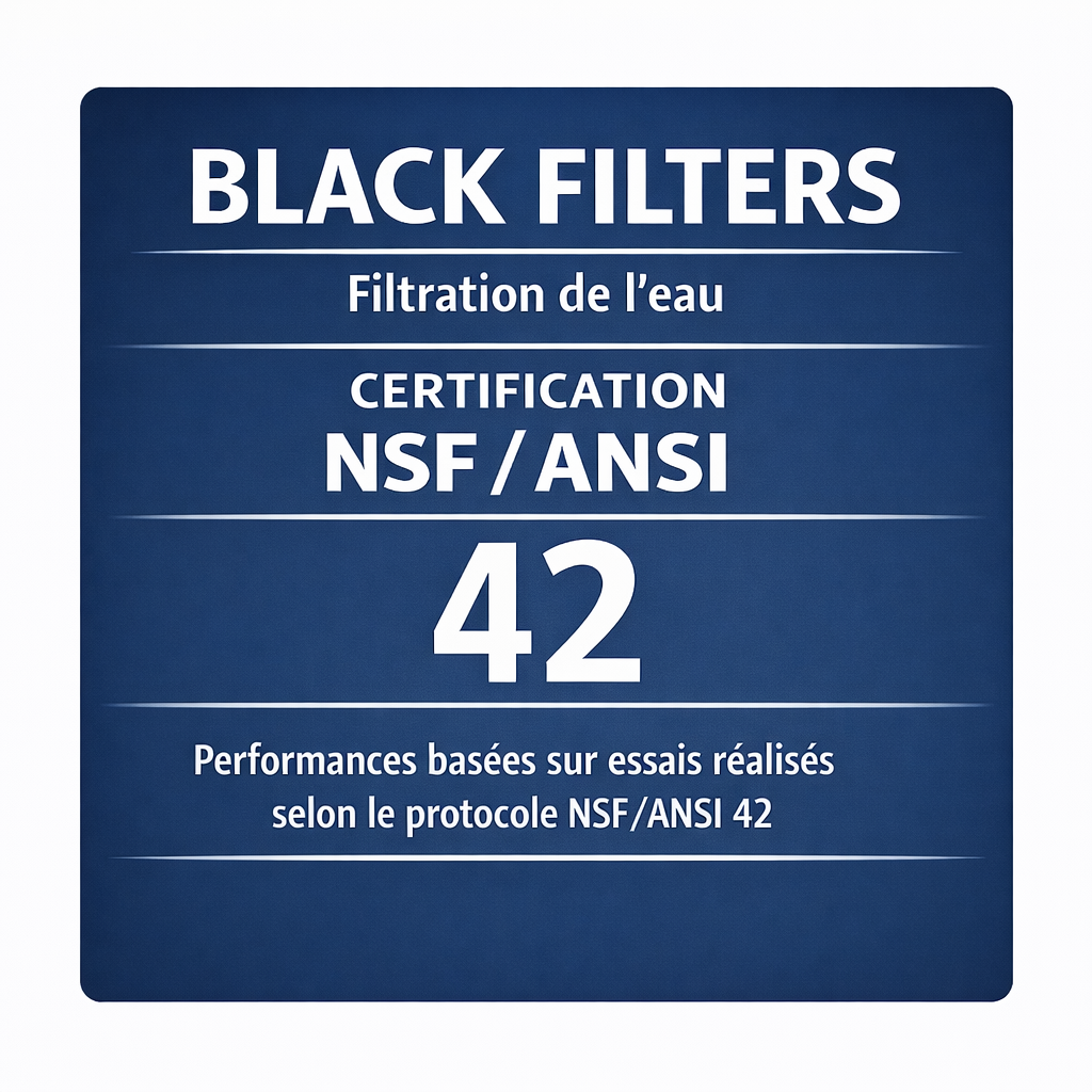 Monderma waterfilters Monderma éléments de filtration Monderma Black filters - 4 cartouches filtration, 24 mois, compatibles berkey, berkefeld, Monderma