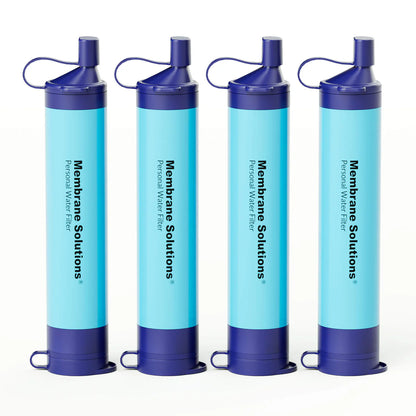 Monderma waterfilters Paille filtrante eau pure Pack de 4 Membrane solutions pailles filtrantes, Paille filtrante, de 1 à 50 unités, toute situation, Membrane solutions, débit 500ml par minute toute situation, 500L d'eau pure, débit 500ml par min| FBM