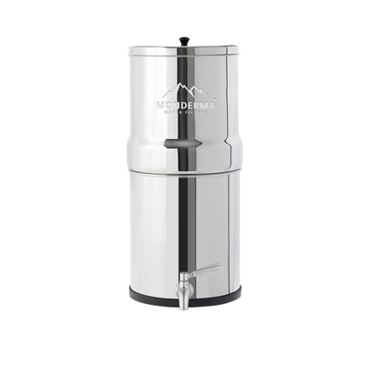 Monderma Fontaine Big 8.5L stainless steel with stainless steel tap – Optional FTO+ or black filters
