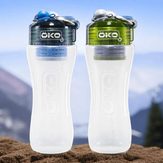 ÖKO Pack OKO OKO pack économique 2 gourdes filtrantes verte et bleue