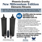 Fontaine berkey filtration Big Berkey® équipé de 2 filtres Phoenix Gravity New Millennium Edition™ Elements 12 mois Berkey
