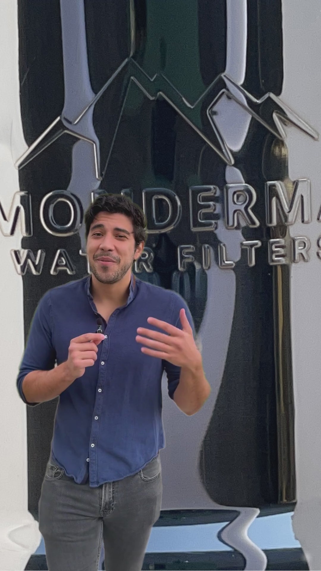 Monderma Big 8,5L - depuratore d'acqua - inclusi 2 filtri neri, rubinetto in acciaio inossidabile al 100%.