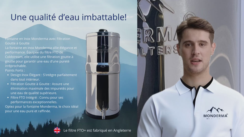 OCCASION | Monderma Big 8.5L - 2 filtres neufs Coldstream FTO+, inclus robinet inox
