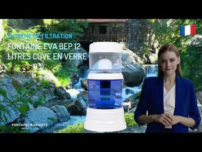 Eva Fountain - BEP - serbatoio di vetro, 12 litri - con sistema magnetico