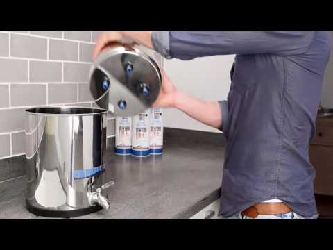 FTO Plus water filter x 4 - for Berkefeld and Berkey fountains - compatible, ref CF163W FBA