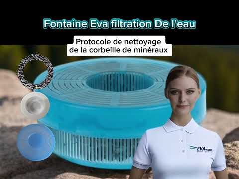 Sachet de minéraux volcaniques pour la corbeille bleue - fontaine a eau EVA
