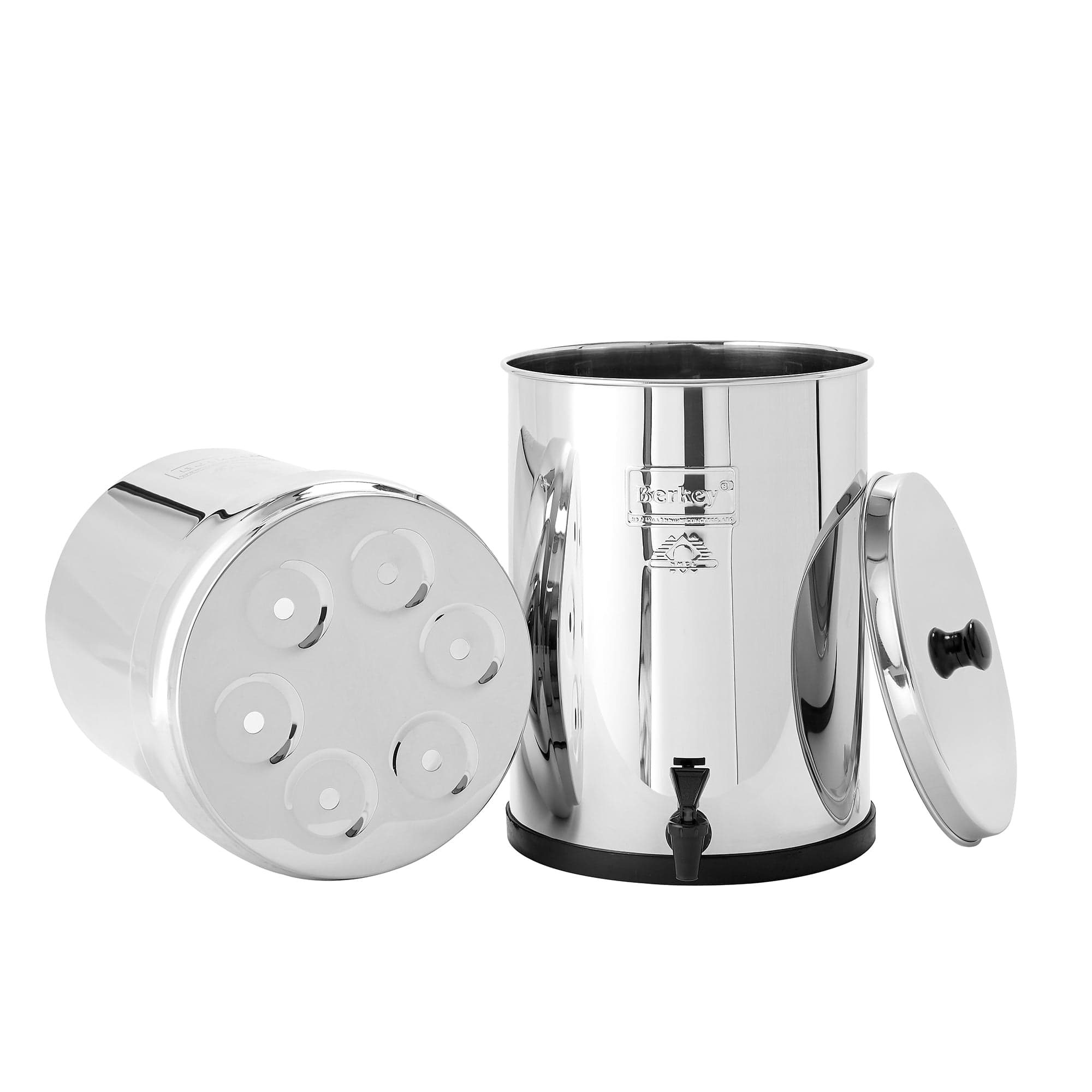 BERKEY SYSTEMS Berkey fountain filtration Imperial Berkey® water filter 17 liters - 2 Black Berkey® filters - Ref IMP6X2-BB