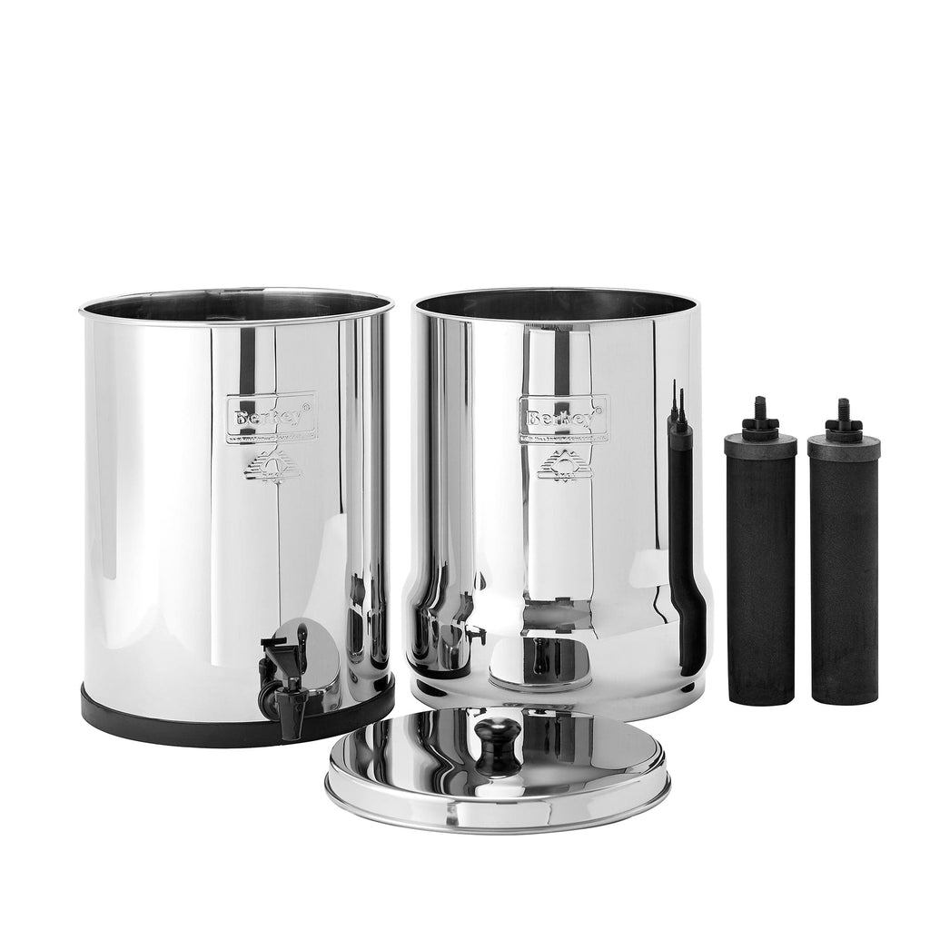 BERKEY SYSTEMS Fontaine berkey filtration Filtre à eau Impérial Berkey® 17 litres - 2 filtres Black Berkey® - Ref IMP6X2-BB