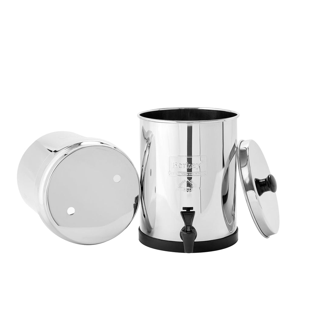 SISTEMI BERKEY Fontana di filtrazione Berkey Filtro per acqua Travel Berkey® 5,6 litri - 2 filtri Black Berkey® - BT2X2-BB