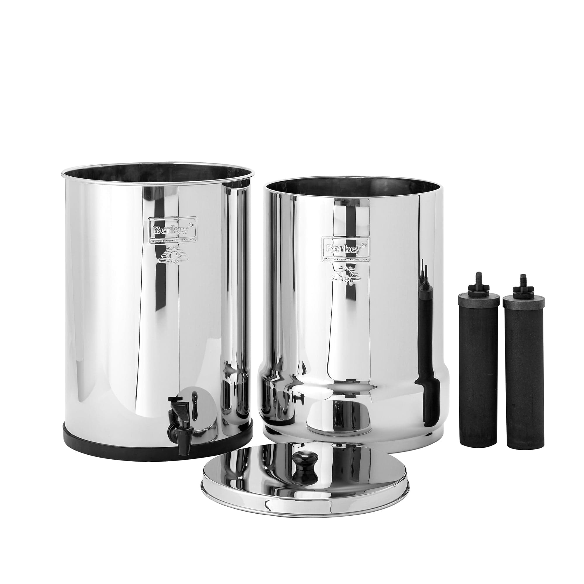 BERKEY SYSTEMS Berkey filtration fountain Crown Berkey® water fountain 22.7 liters - 2 Black Berkey® filters - Ref CRN8X2-BB