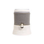 Eva protective covers Glass and plastic lower tray cover - 7 liter Eva fountain - light gray - yellow color EVA UNITED LTD