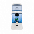 Fontaine à eau Eva Duo Fontaine EVA bep - cuve en verre, 7 litres + housse coloris gris foncé - gris clair EVA UNITED LTD