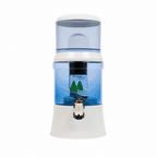 Fontaine à eau Eva Duo Fontaine EVA bep - cuve en verre, 7 litres + housse coloris gris foncé - gris clair EVA UNITED LTD