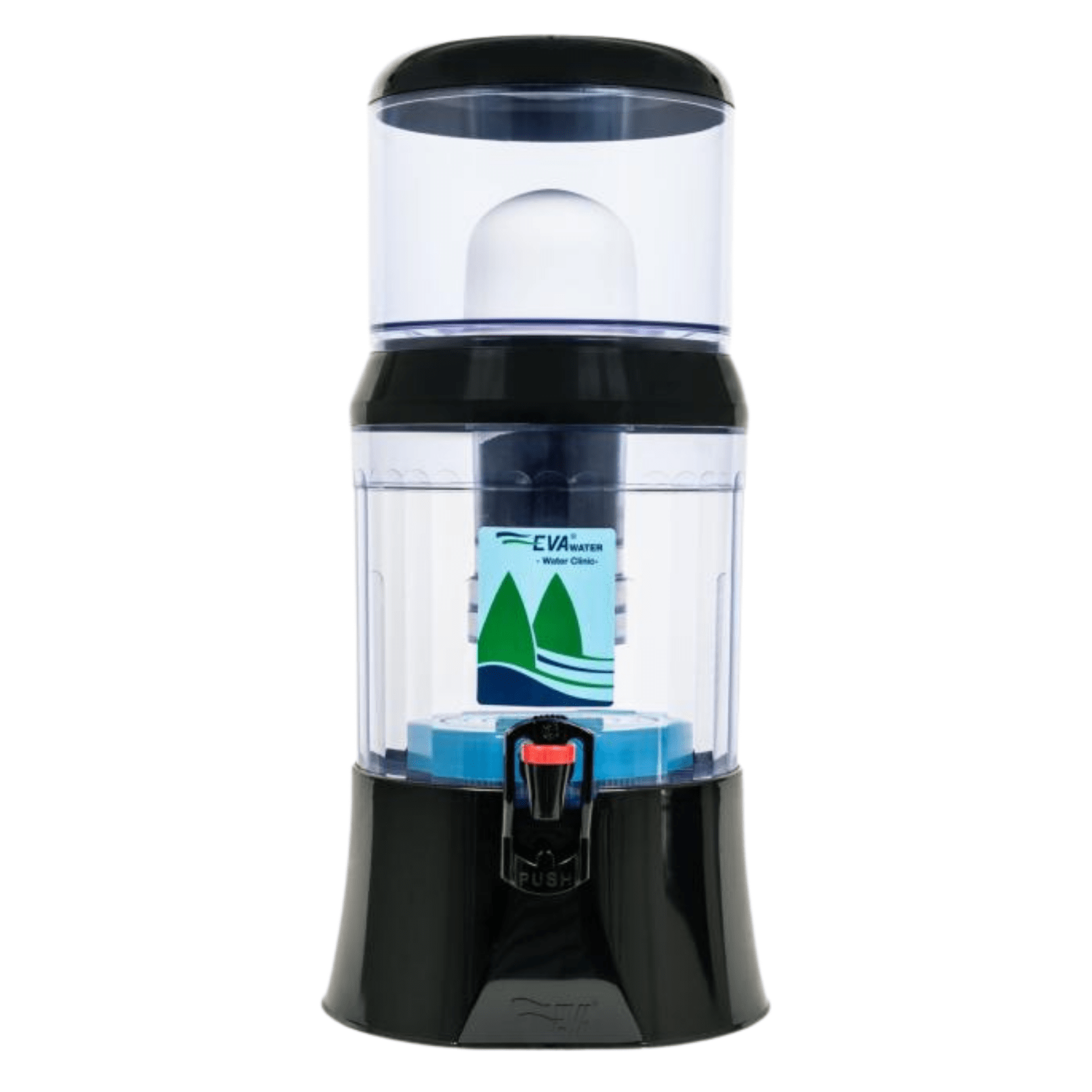 EVA UNITED LTD water fountain EVA bop filtering water fountain, 7 liters - black - with magnetic system