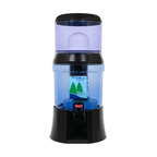 Eva waterfontein Fontaine EVA bep - zwart - glazen tank, 7 liter - met magneetsysteem EVA UNITED LTD