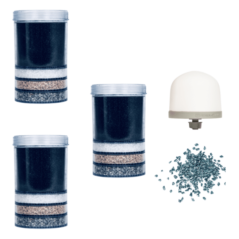 EVA UNITED LTD Pack promo filtration Pack filtration 18 mois - 3x filtres ultimate + 1 ceramique classique +1 recharge mineraux